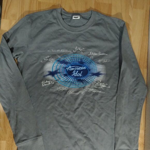 American Idol Pop Tarts Logo 2007 Long Sleeve T-Shirt - Picture 1 of 8